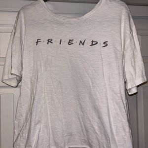 white Friends top